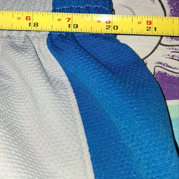 Y2K Jordan Vintage Basketball Jersey Gym Shorts Nike Detroit Lions Colorway - Picture 5 of 7